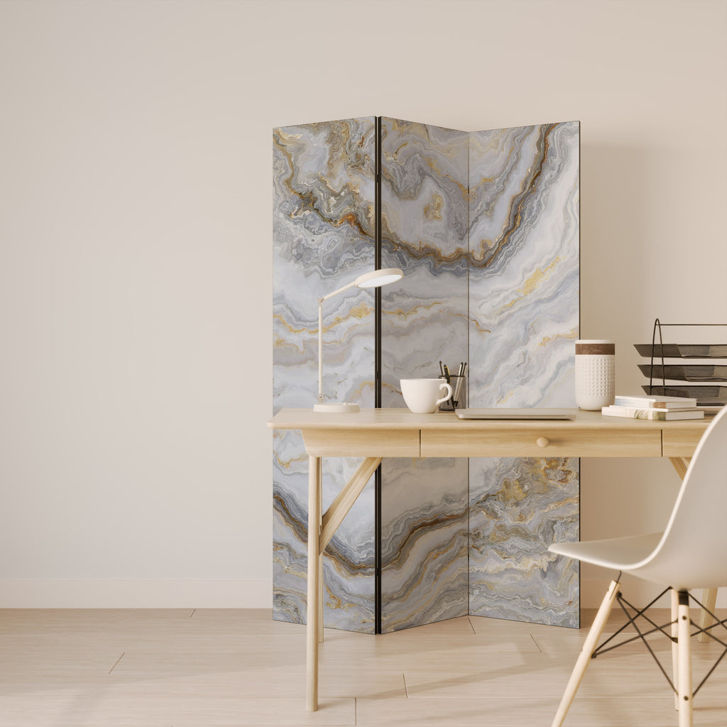 Biombo decorativo de 3 paneles GOLDEN RIDGES