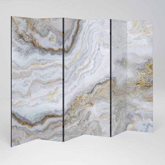 GOLDEN RIDGES Biombo de 6 paneles