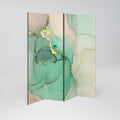 MARBLEIZED MYSTIQUE Biombo de 4 paneles