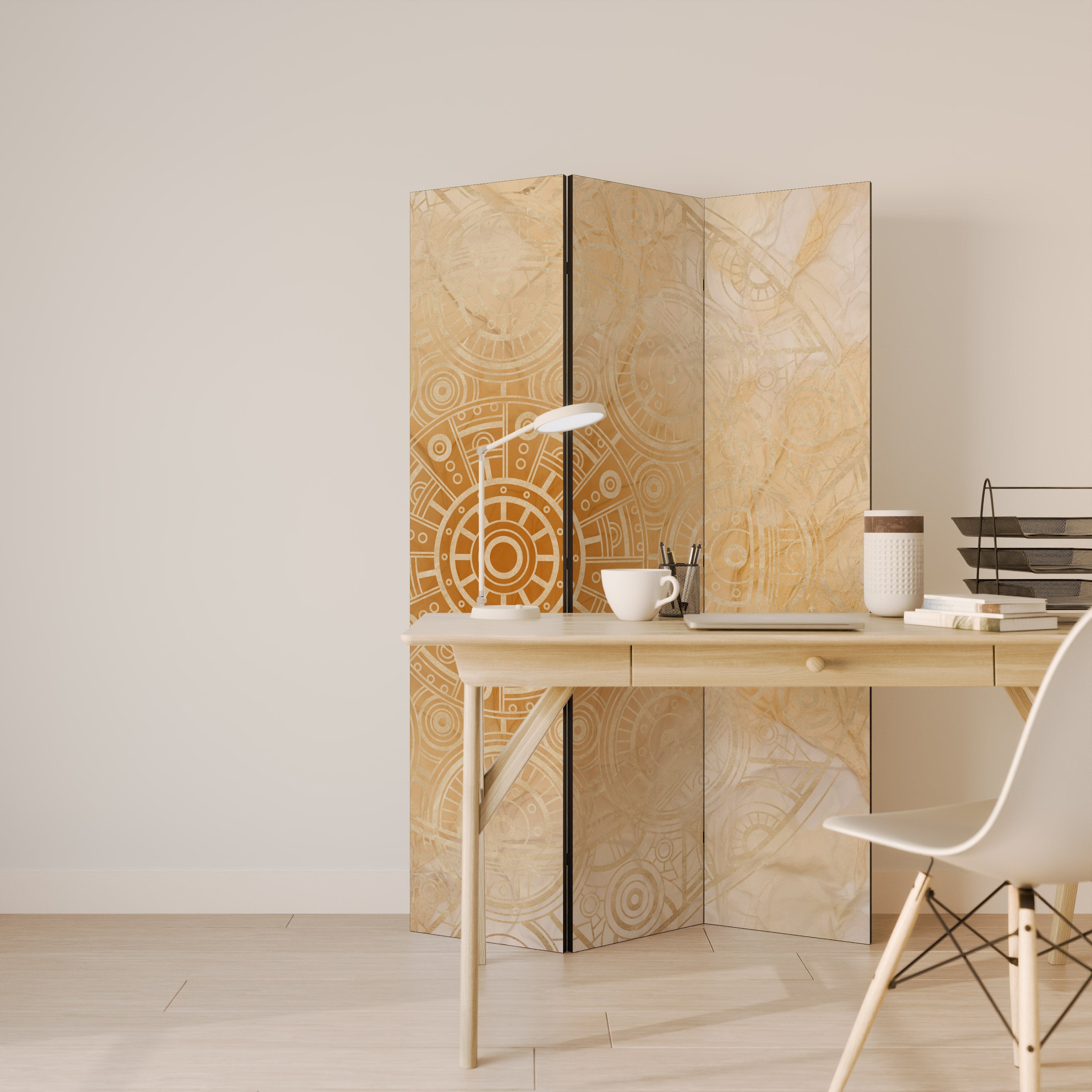 UNTOLD MYSTERIES Decorative 3-Panel Room Divider