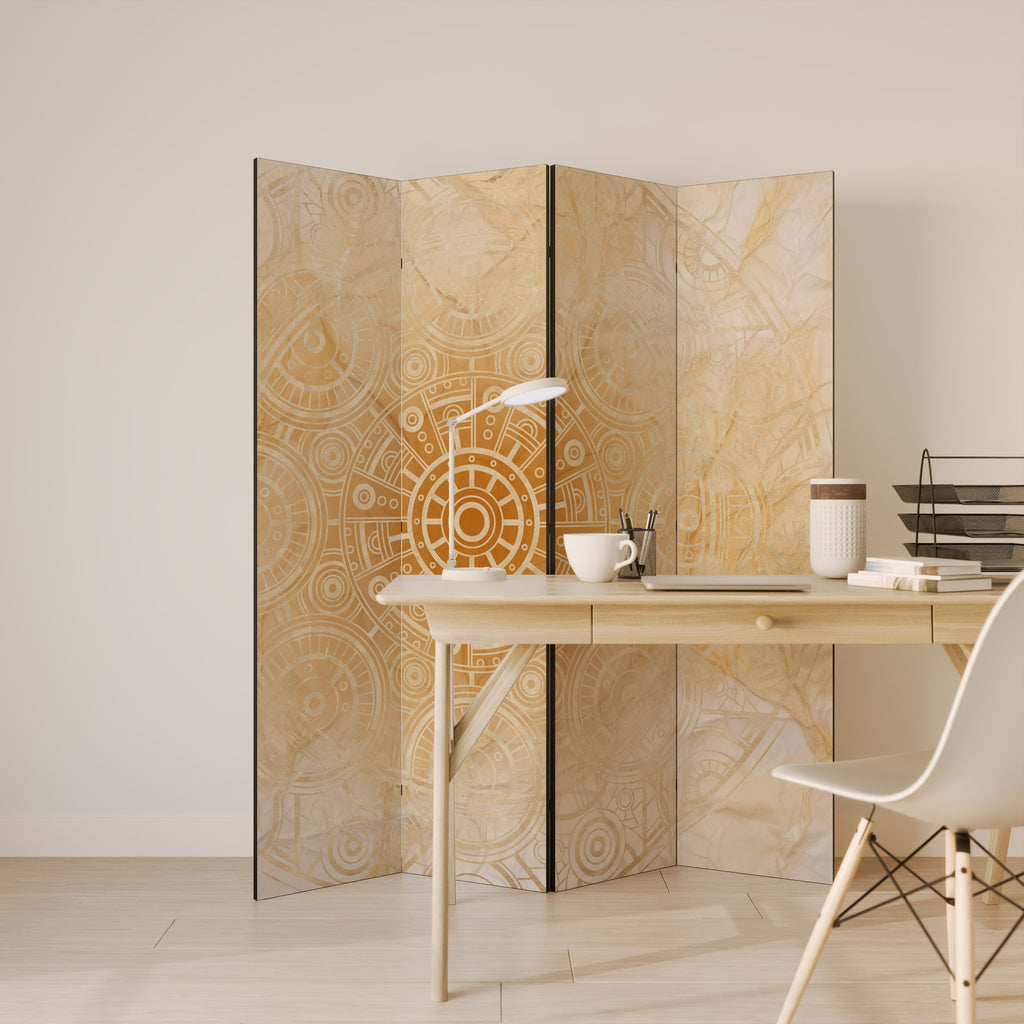 UNTOLD MYSTERIES Decorative 4-Panel Room Divider