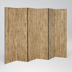 STRAW BOUND DELIGHT 6-Panel Room Divider
