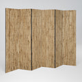 STRAW BOUND DELIGHT Decorative 6-Panel Room Divider