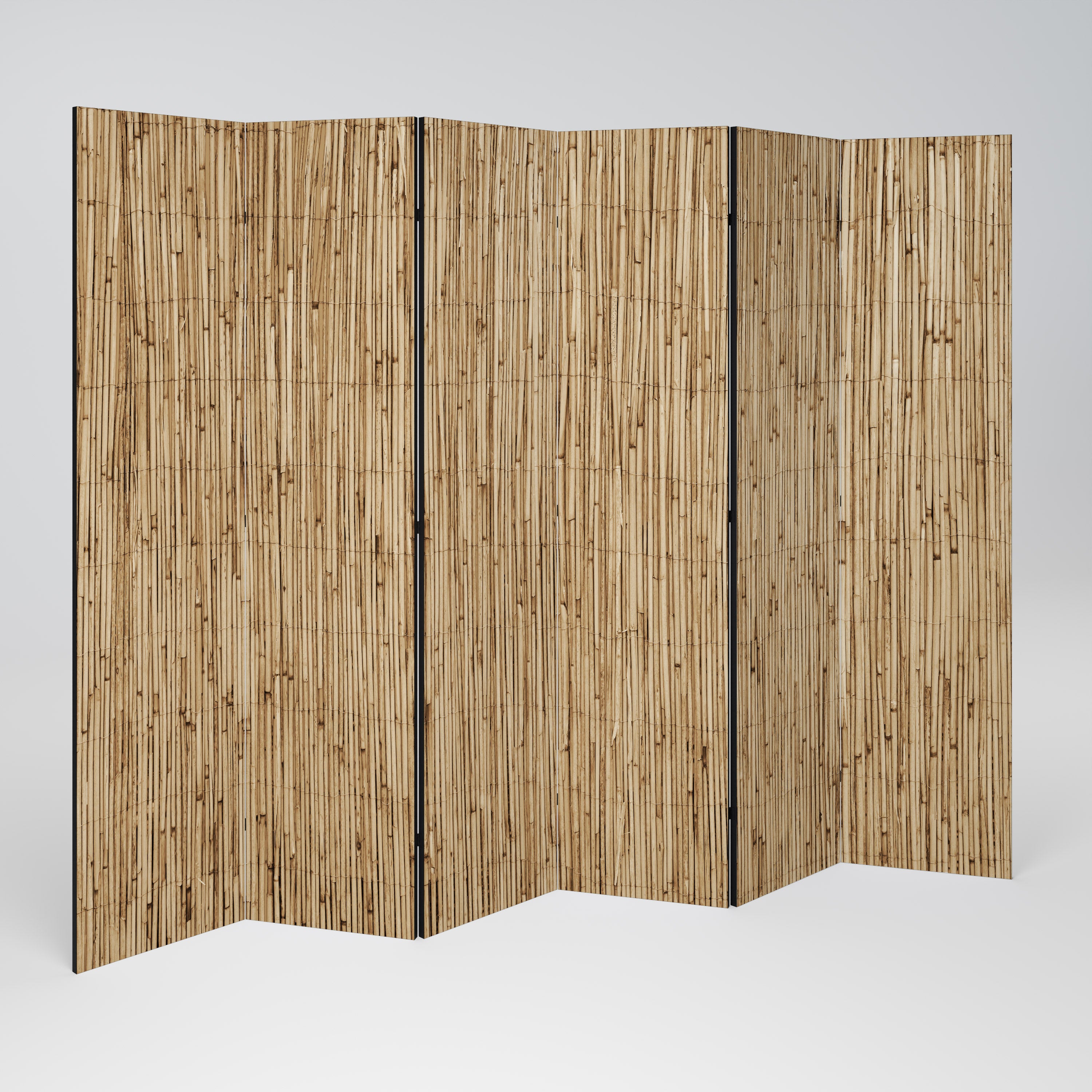 STRAW BOUND DELIGHT 6-Panel Room Divider