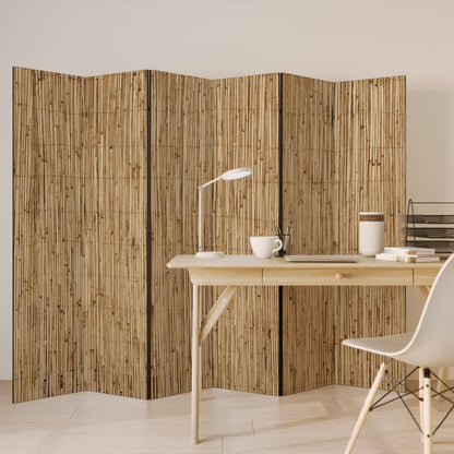 STRAW BOUND DELIGHT Biombo de 6 paneles