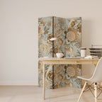 SUCCULENT WHIMSY 3-Panel Room Divider