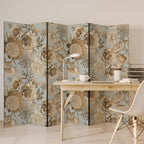 SUCCULENT WHIMSY Decorative 6-Panel Room Divider
