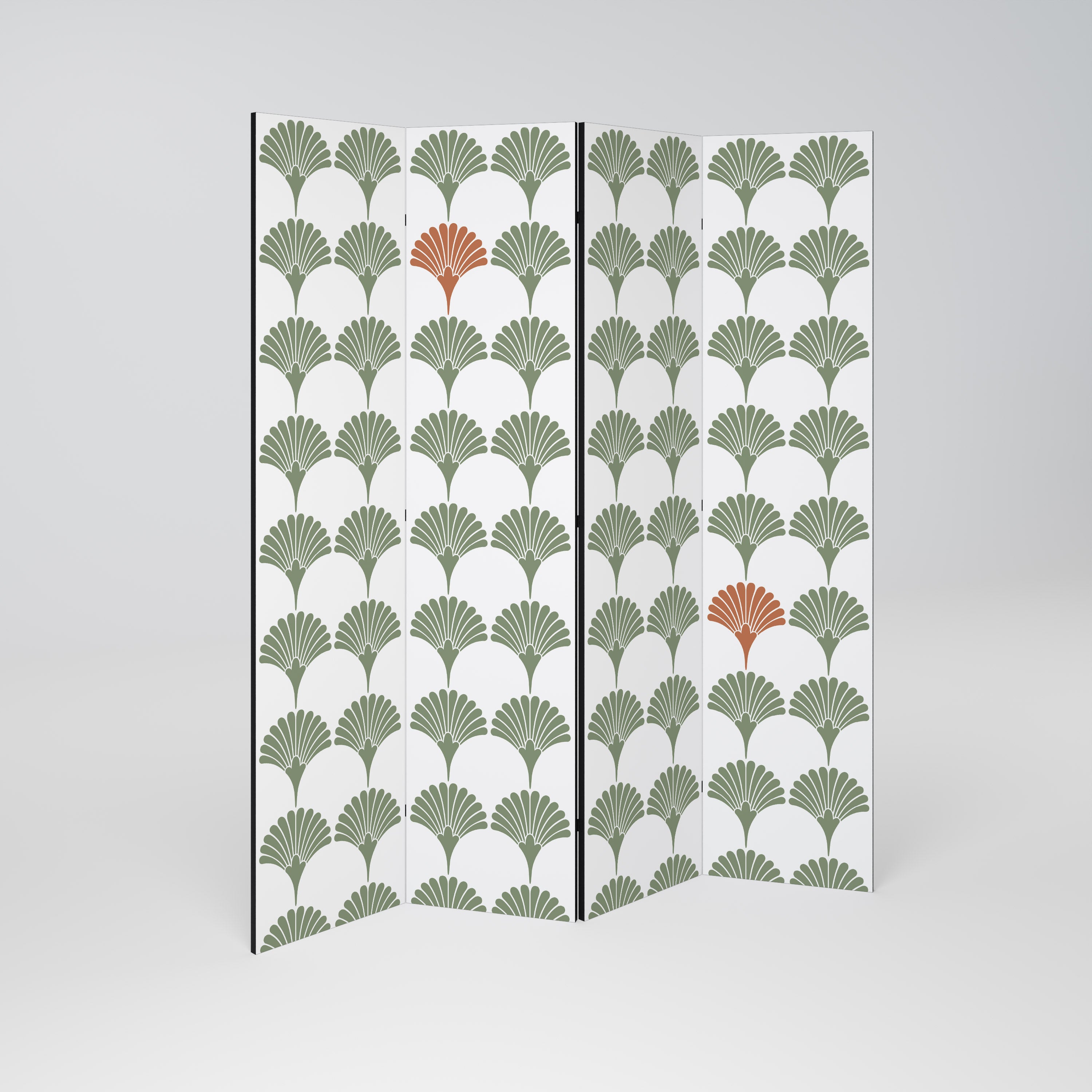 VIVID VALOR Biombo de 4 paneles