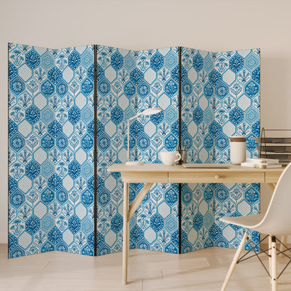 AQUATIC HEXAGON DREAM Biombo de 6 paneles