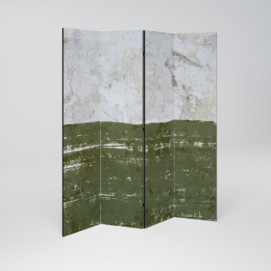 RUSTIC RADIANCE ASSEMBLED Biombo de 4 paneles