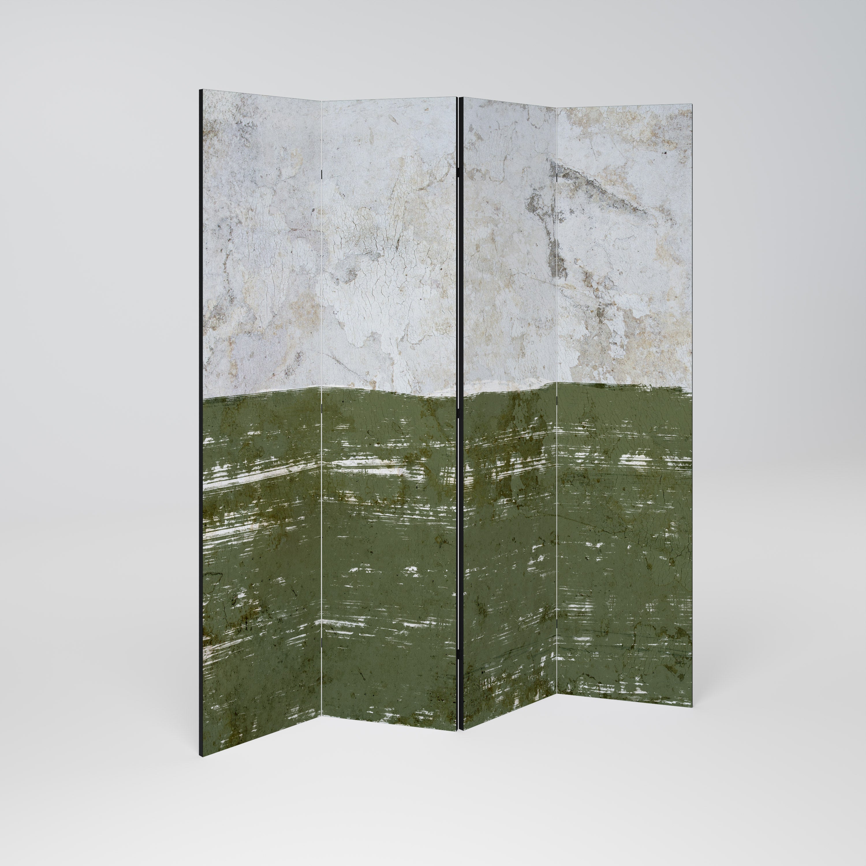 RUSTIC RADIANCE ASSEMBLED Decorative 4-Panel Room Divider