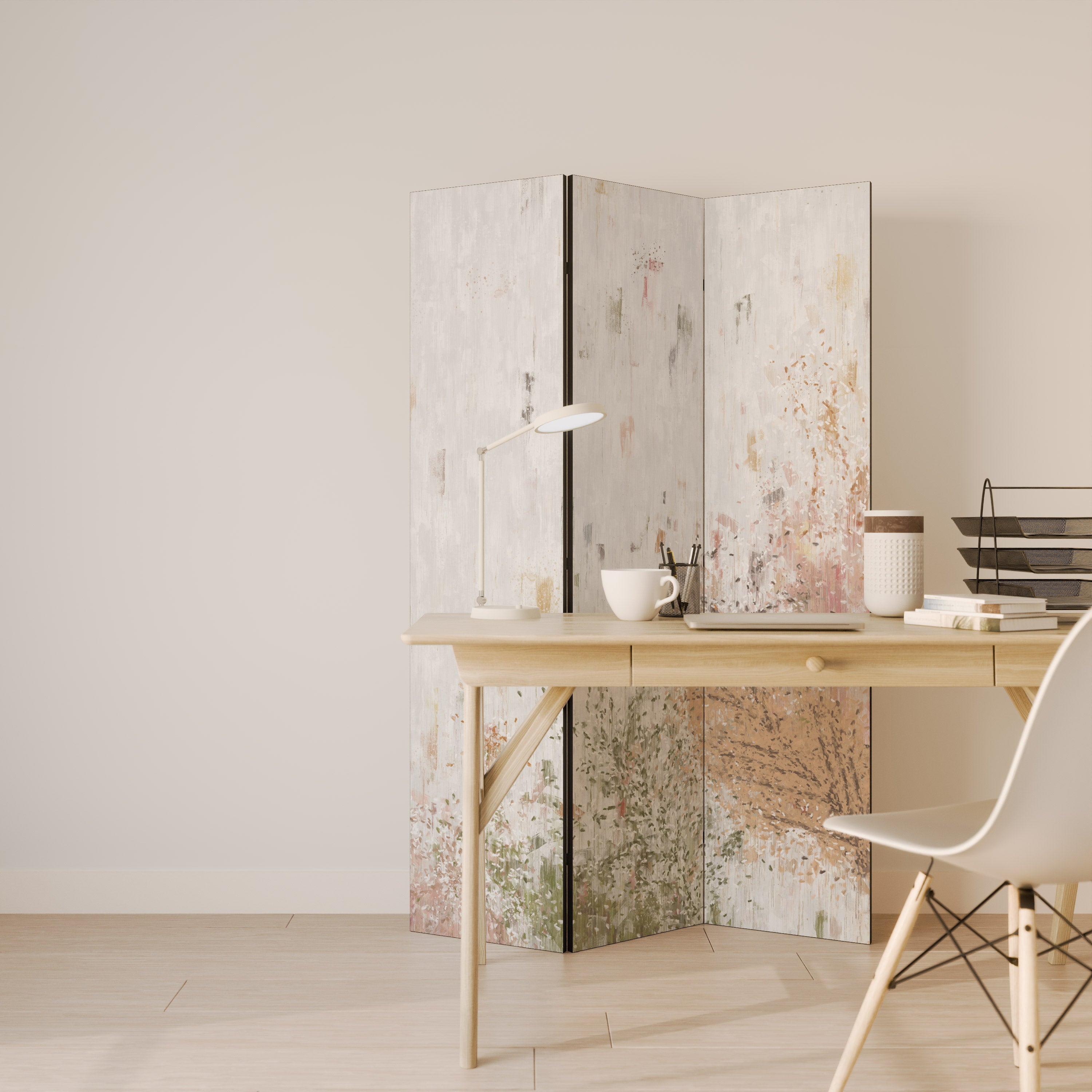 Biombo decorativo de 3 paneles DAILY RHAPSODIES