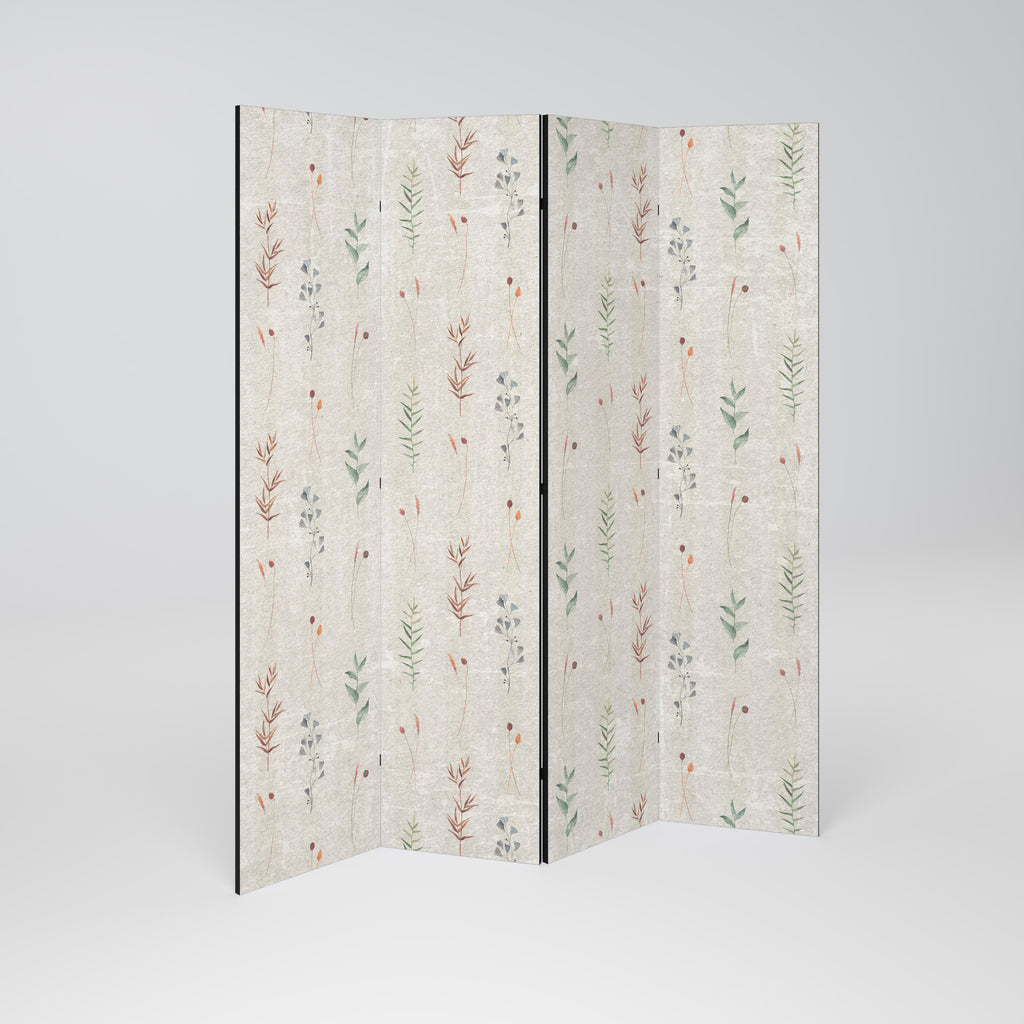 Biombo decorativo de 4 paneles VERDANT HARMONY