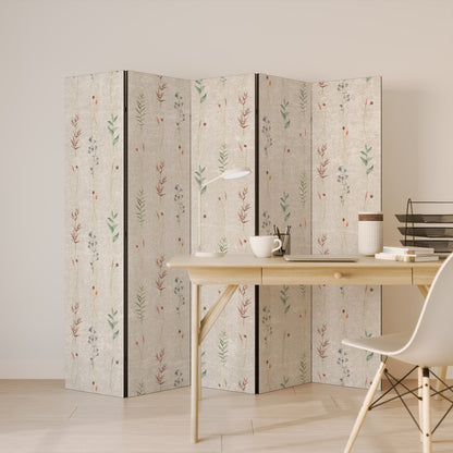 VERDANT HARMONY Biombo de 5 paneles
