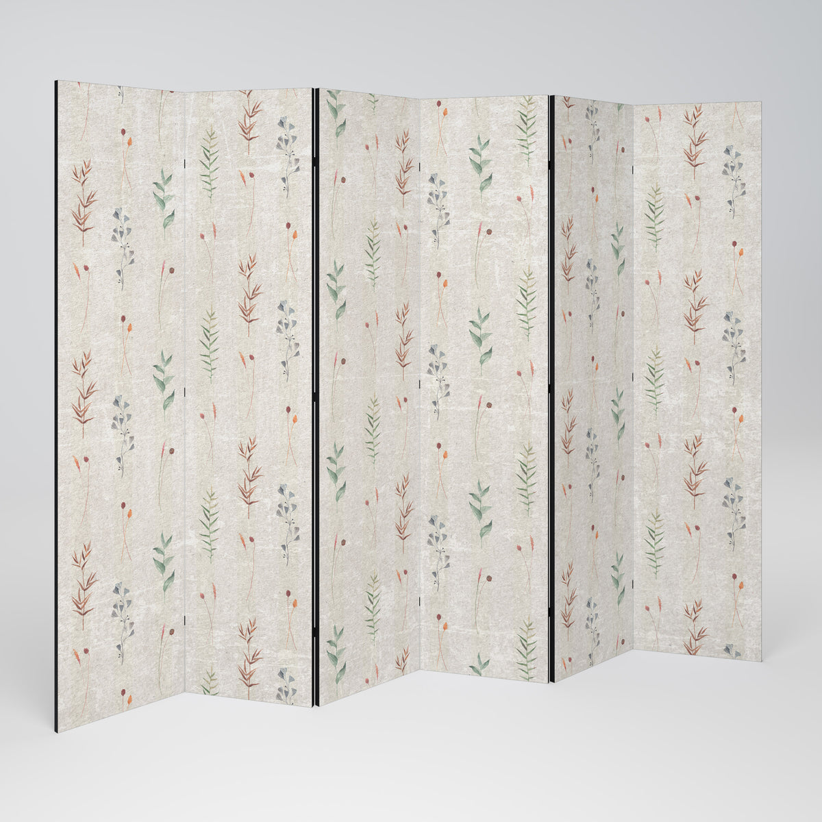 VERDANT HARMONY Biombo de 6 paneles