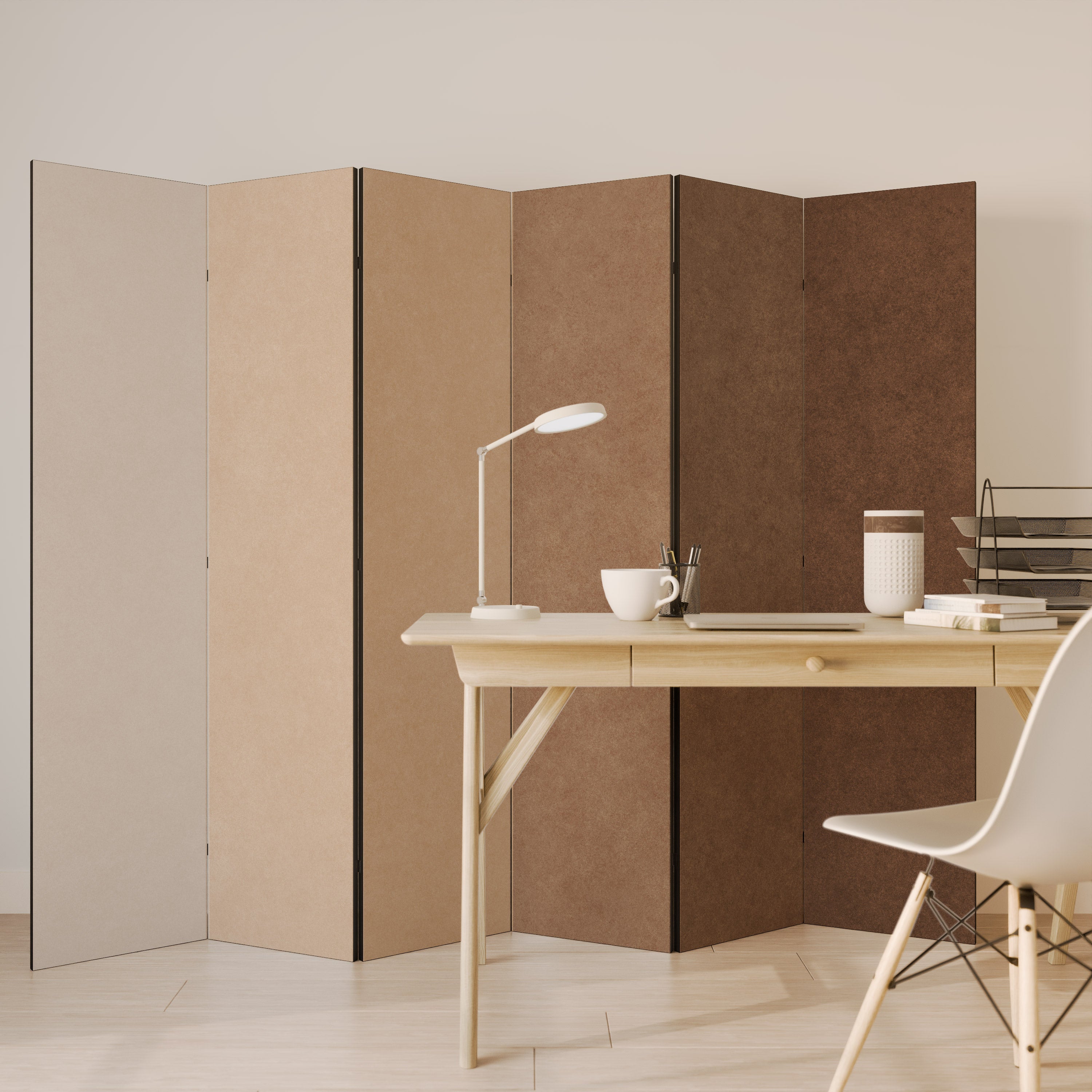 BROWNING IN THE DEEP 6-Panel Room Divider