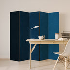 SHAKE IT BLUE Biombo Decorativo de 5 Paneles