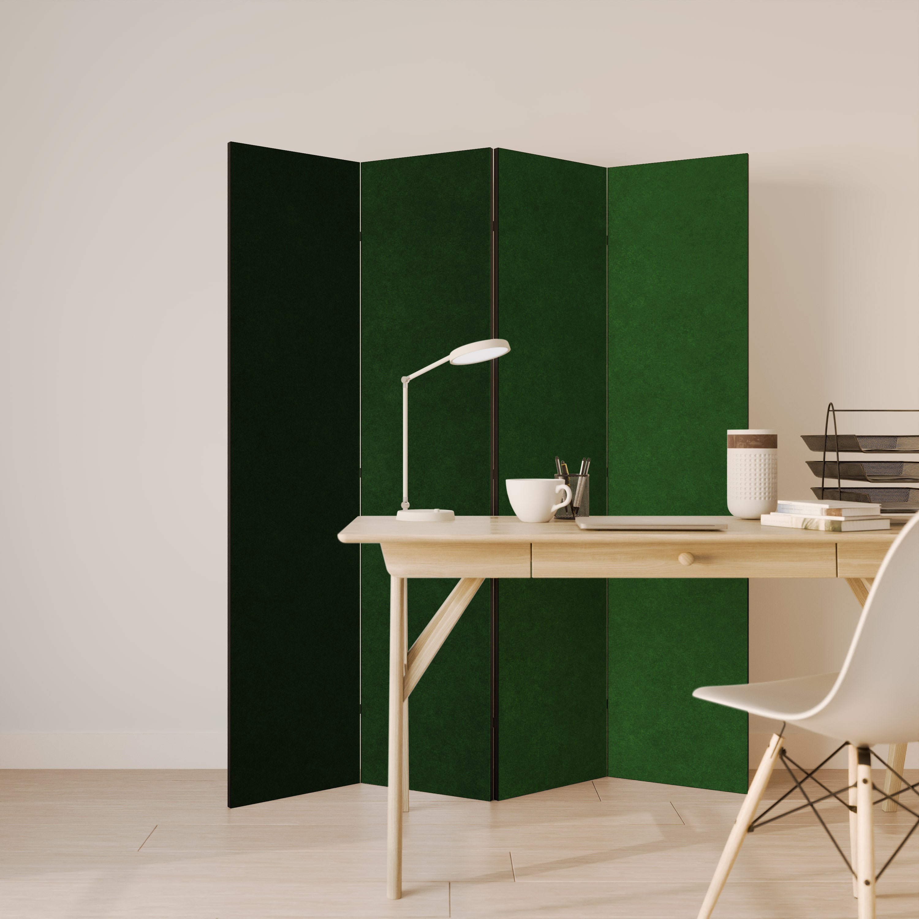 Biombo decorativo de 4 paneles GREEN YOURSELF