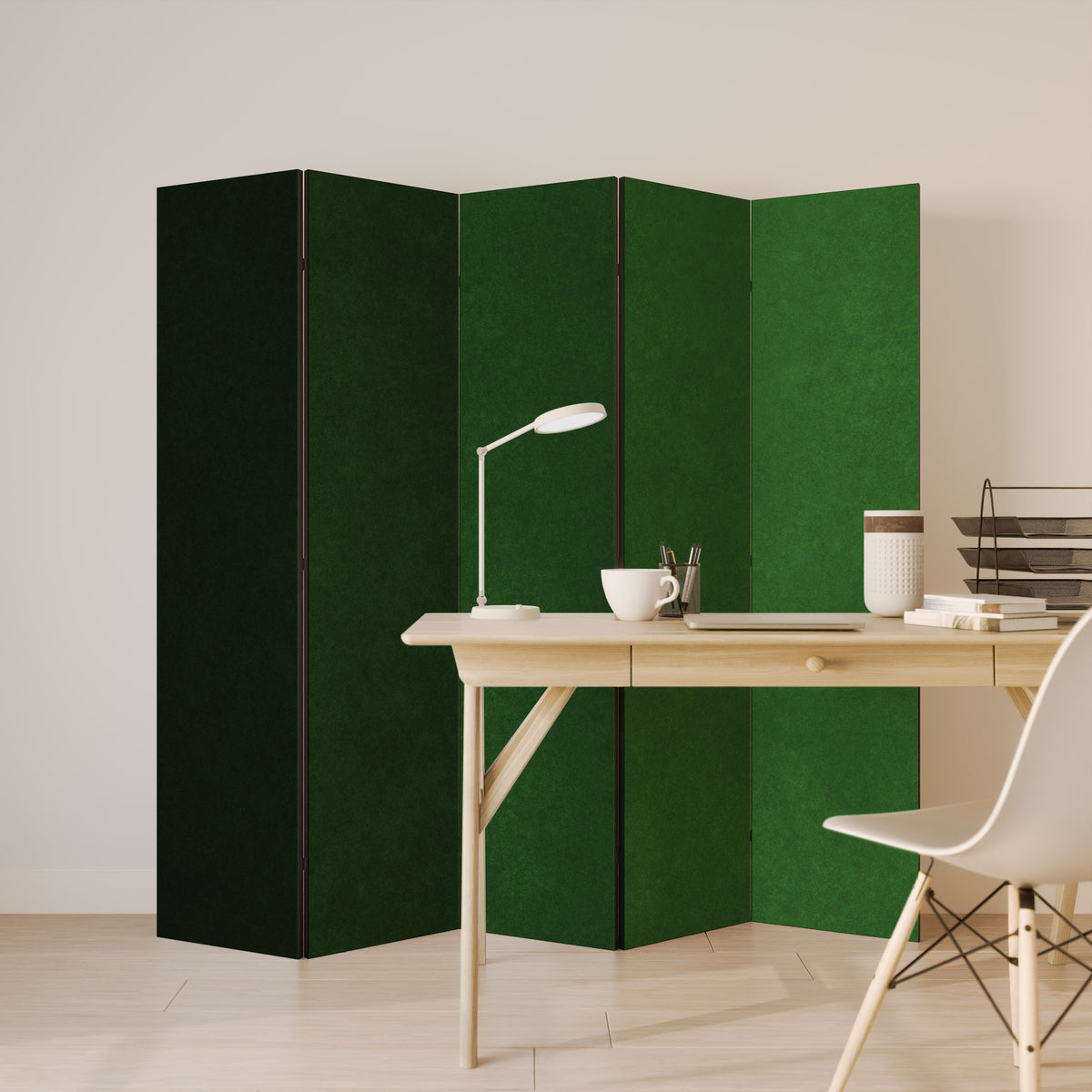 GREEN YOURSELF Biombo de 5 paneles