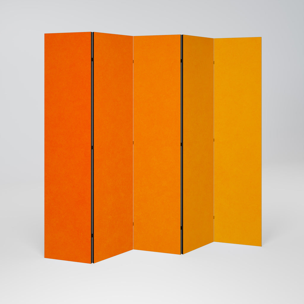TANGELO RHAPSODY Decorative 5-Panel Room Divider