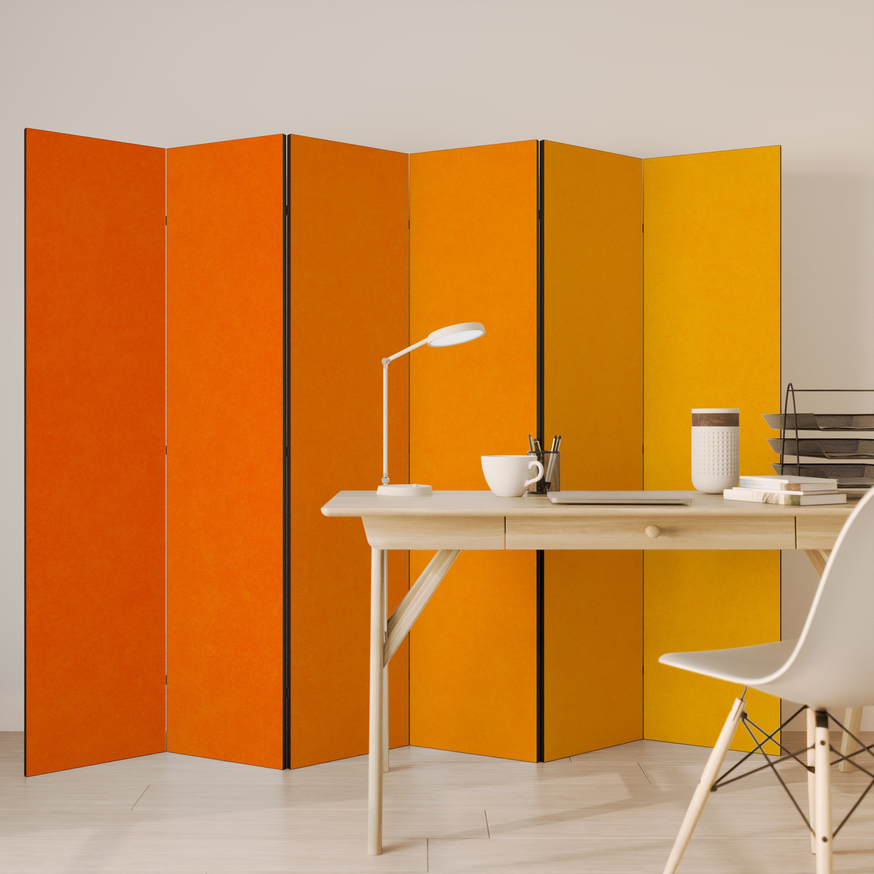 Biombo decorativo de 6 paneles TANGELO RHAPSODY