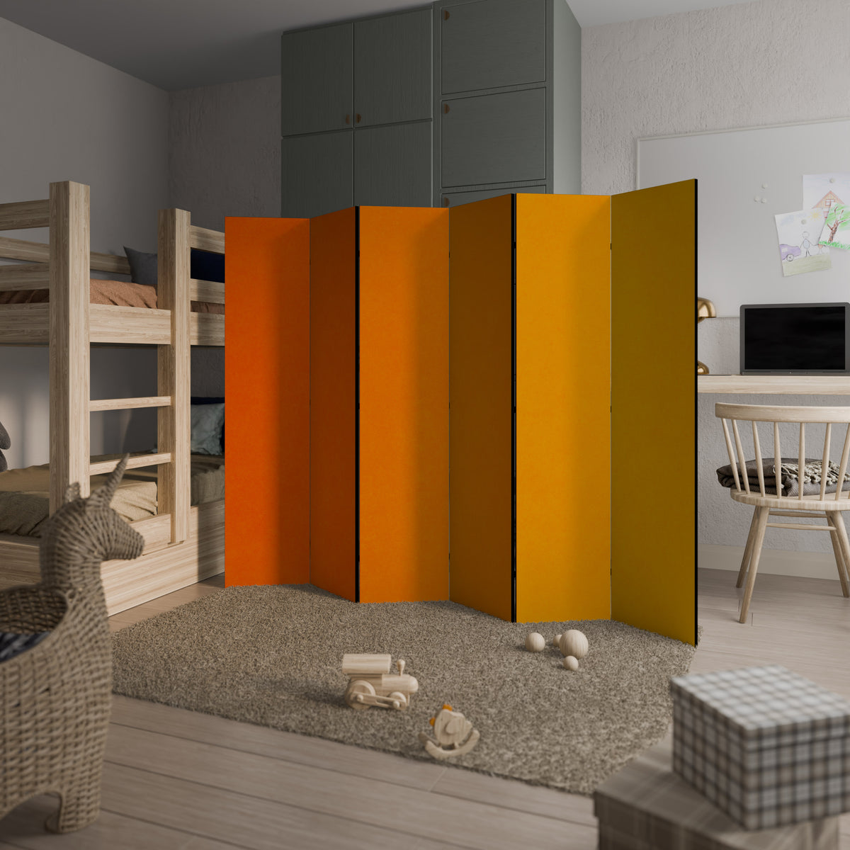 TANGELO RHAPSODY 6-Panel Room Divider