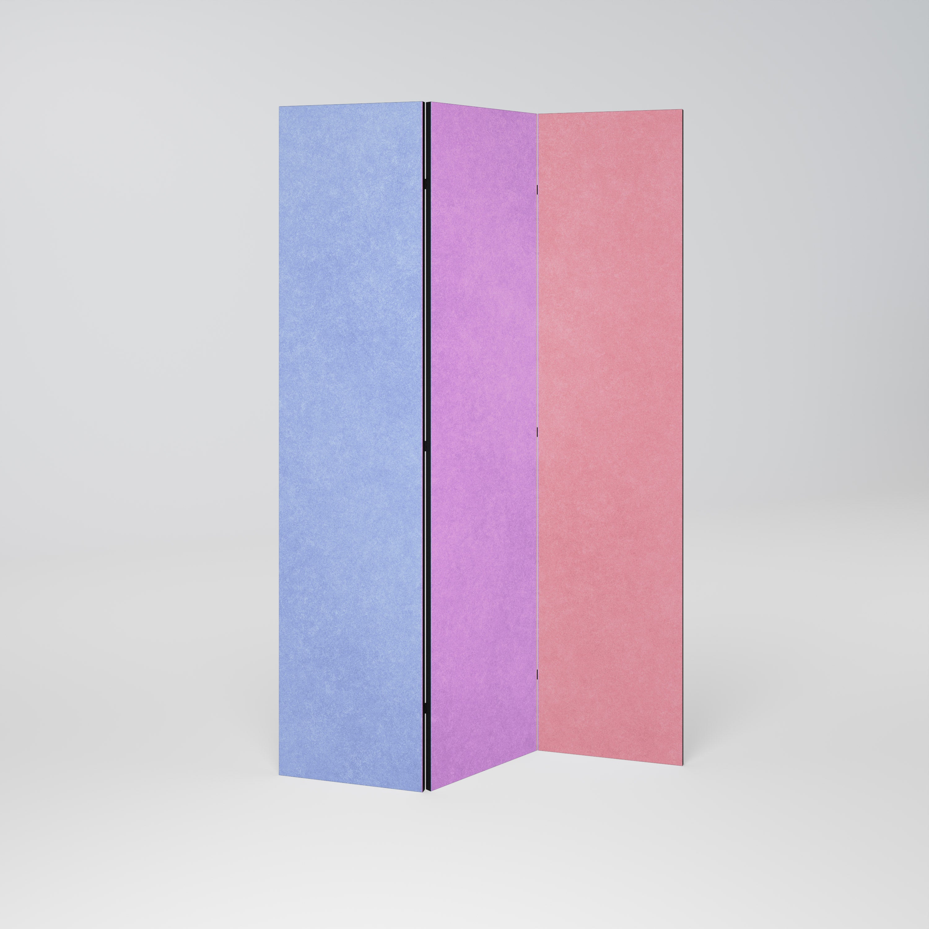 MI CORAZÓN SE LLENARA DE COLOR Separador de ambientes decorativo de 3 paneles