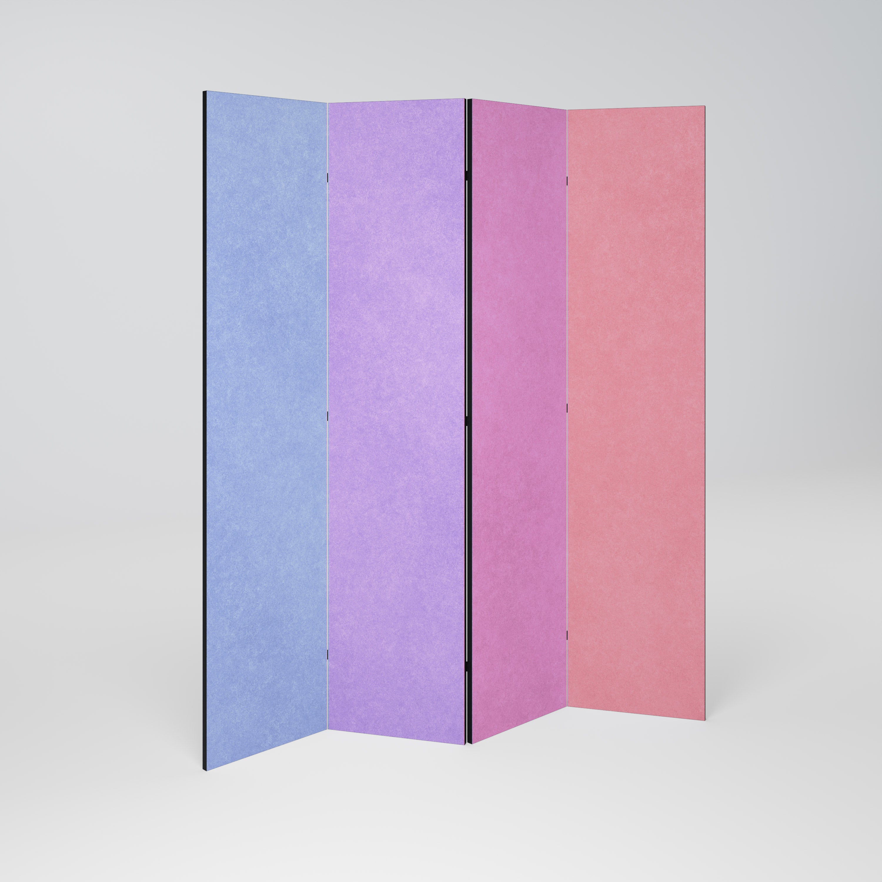 MY HEART WILL COLOR ON Biombo de 4 paneles