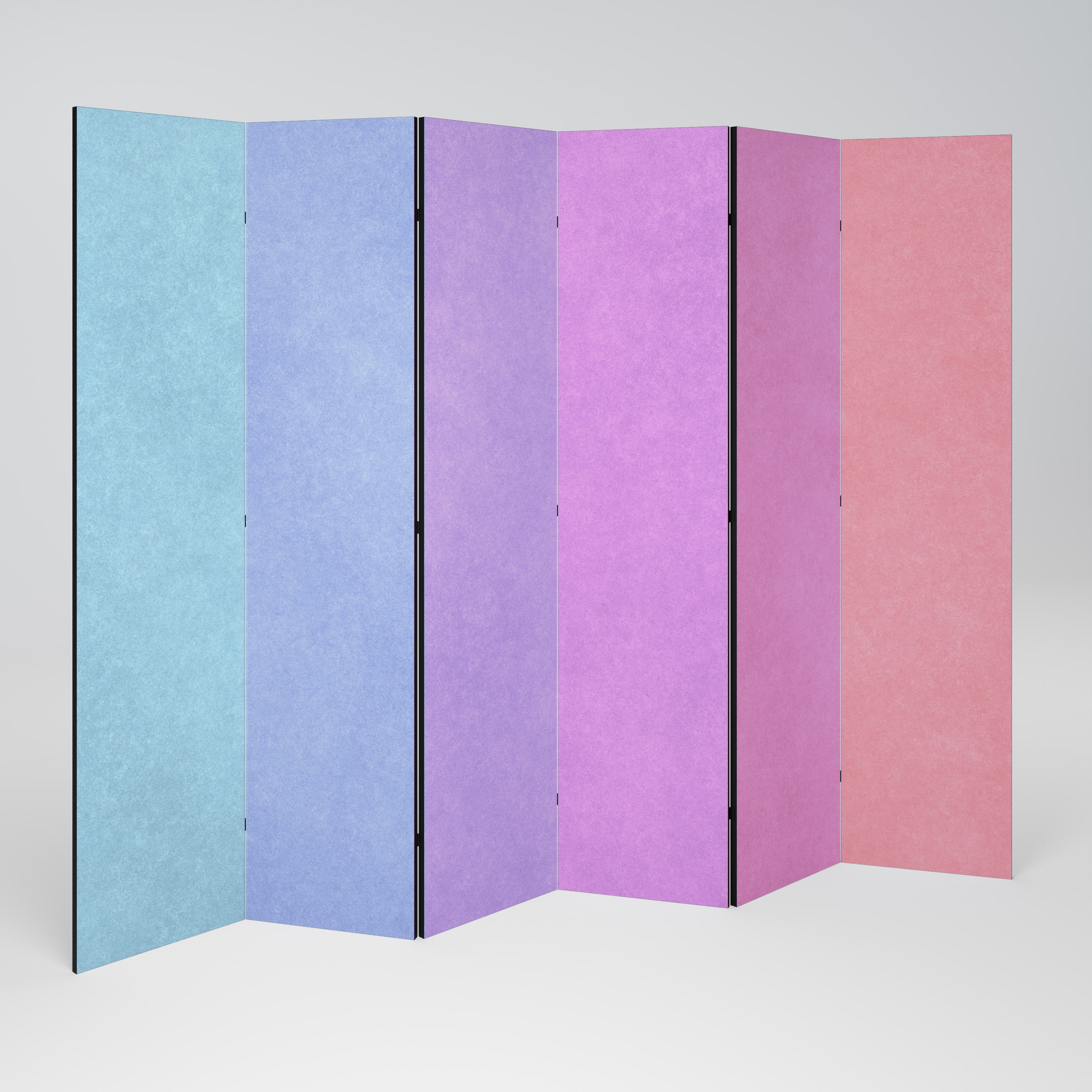 MI CORAZÓN SE LLENARA DE COLOR Separador de ambientes decorativo de 6 paneles