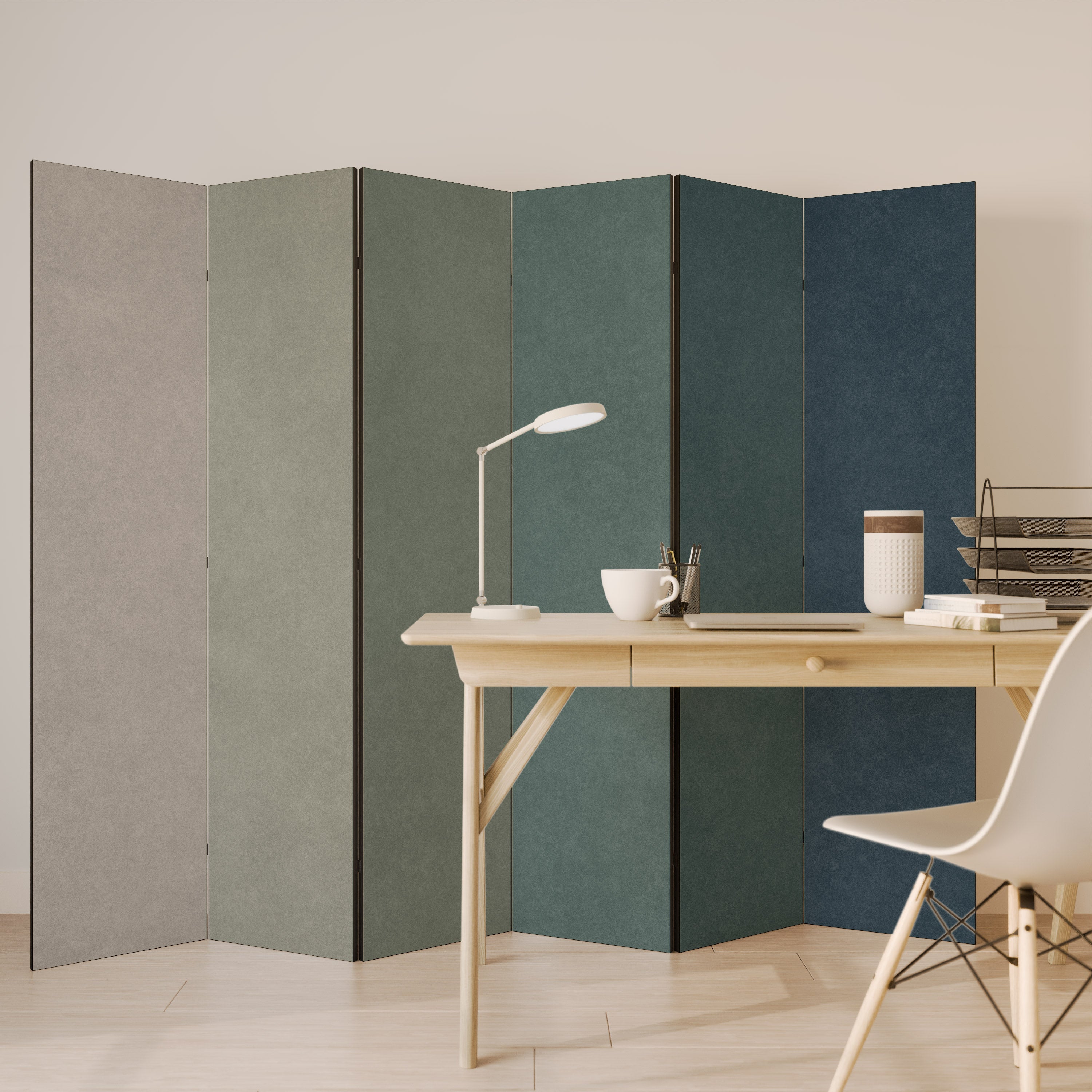 NORTH SEA ROMANCE 6-Panel Room Divider