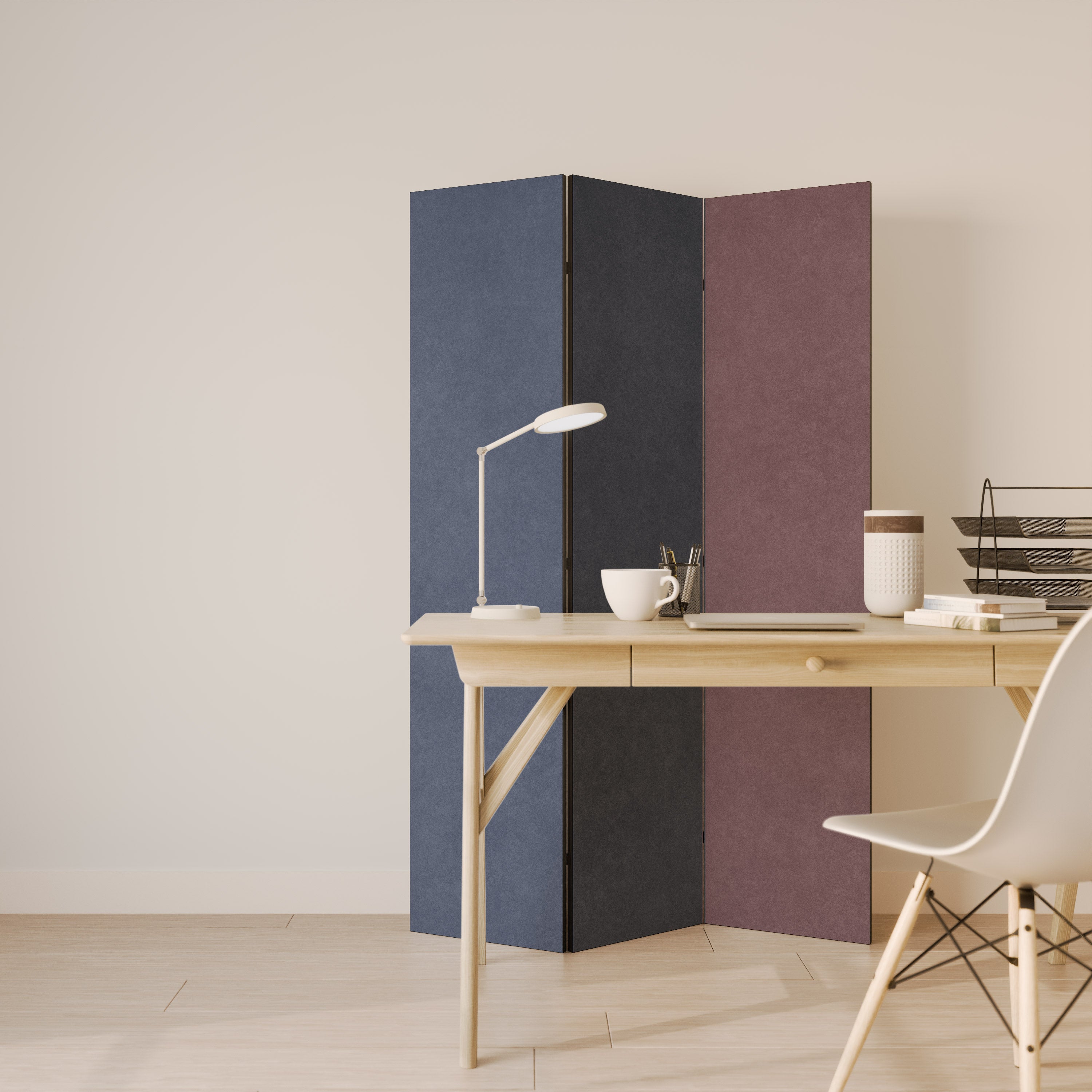 COLORWAY TO HEAVEN Decorative 3-Panel Room Divider