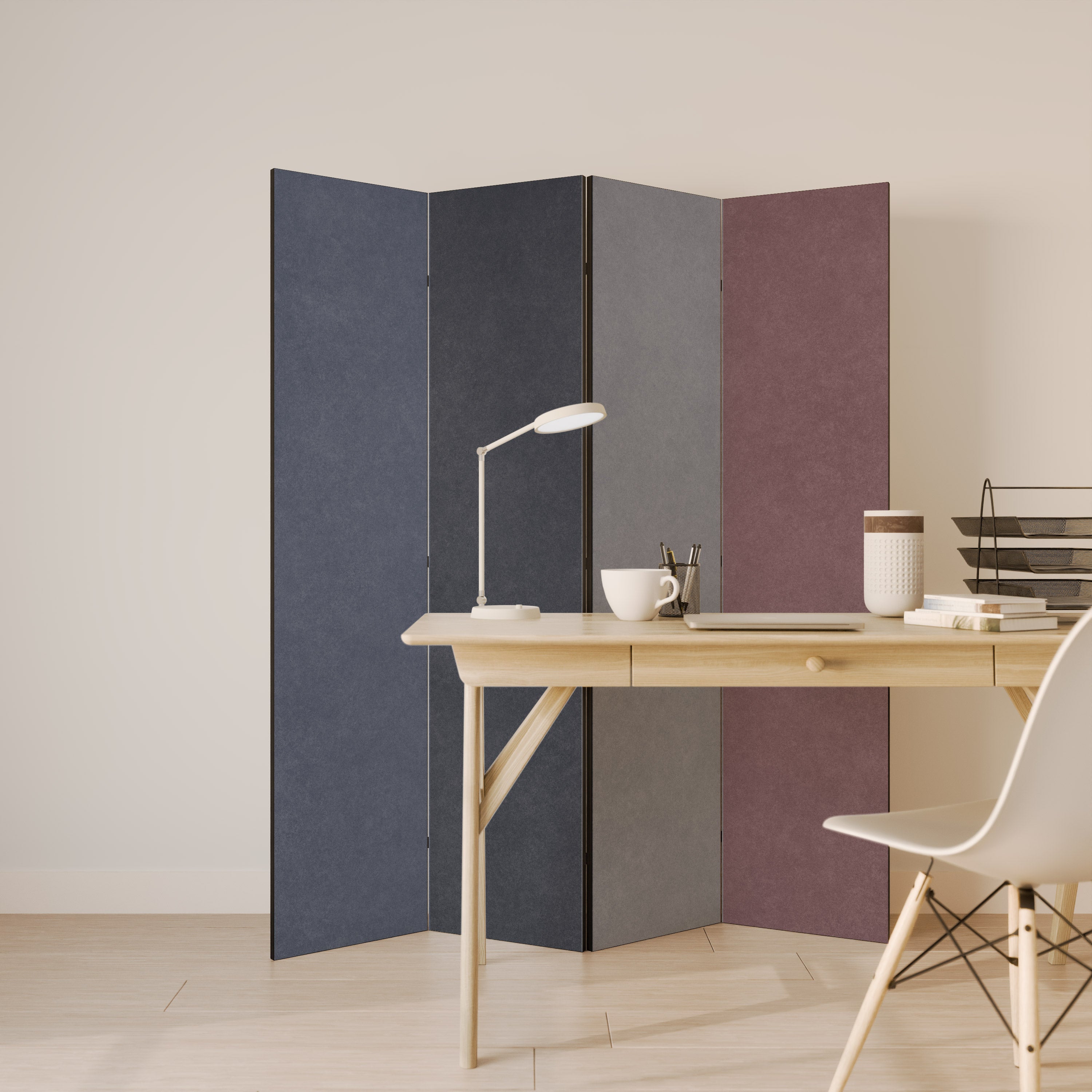 COLORWAY TO HEAVEN Decorative 4-Panel Room Divider