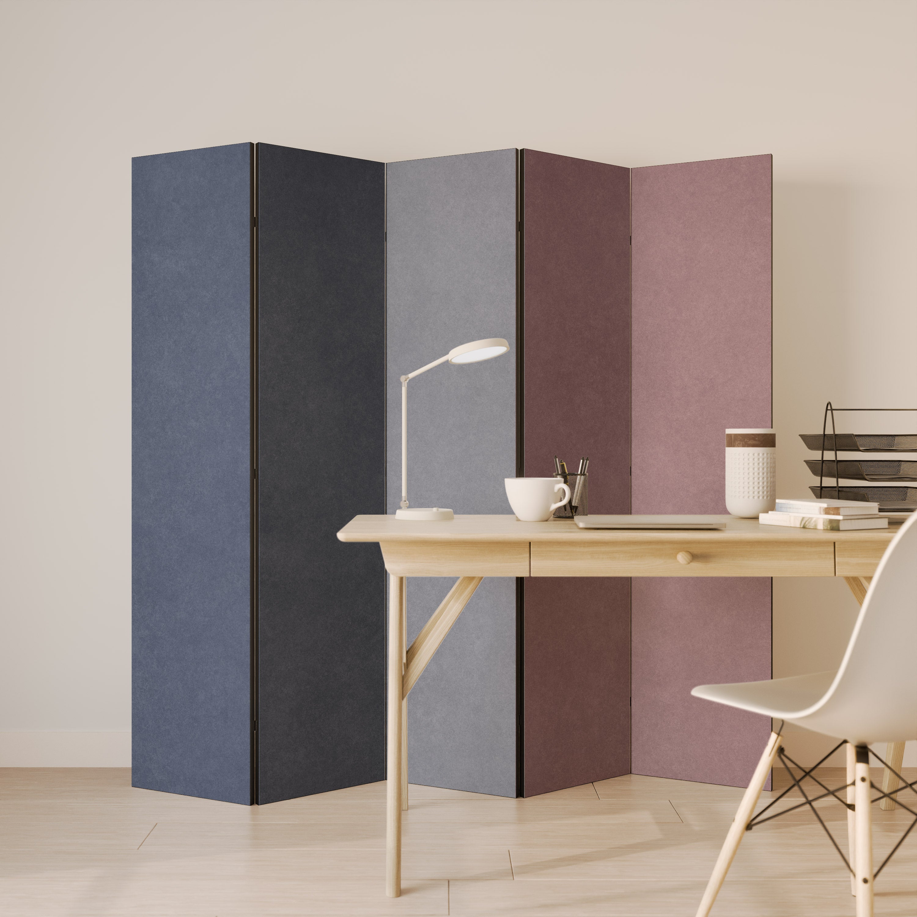 COLORWAY TO HEAVEN Decorative 5-Panel Room Divider