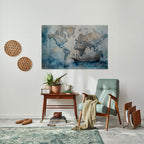 NAVIGATING CLOUDS Peel and Stick Horizontal Poster