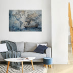 NAVIGATING CLOUDS Peel and Stick Horizontal Poster