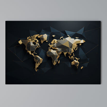 SHIMMERING WORLD SYMMETRY Cuadro en lienzo horizontal