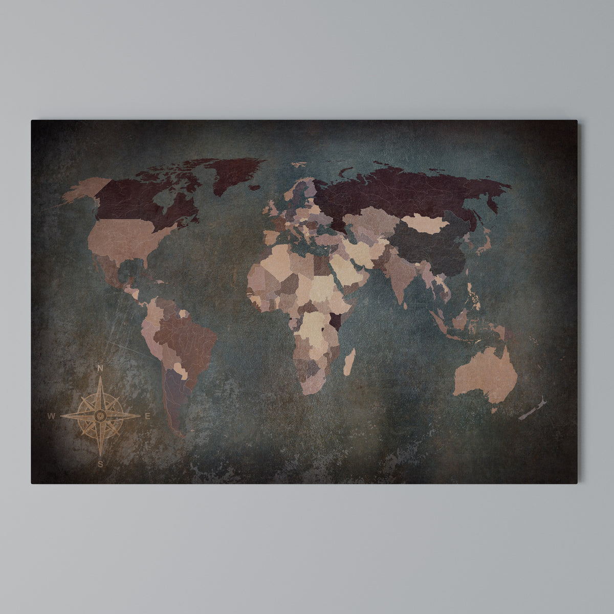 EARTH'S ARTISTIC TESSERAE Cuadro en lienzo horizontal