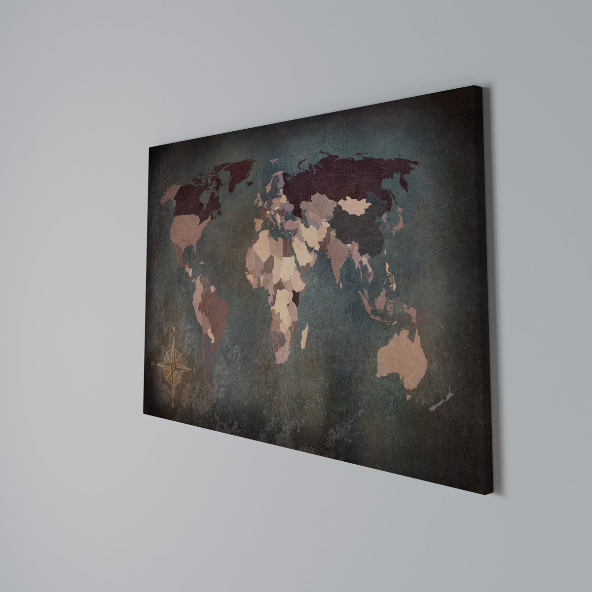 EARTH'S ARTISTIC TESSERAE Cuadro en lienzo horizontal