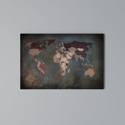 EARTH'S ARTISTIC TESSERAE Cuadro en lienzo horizontal