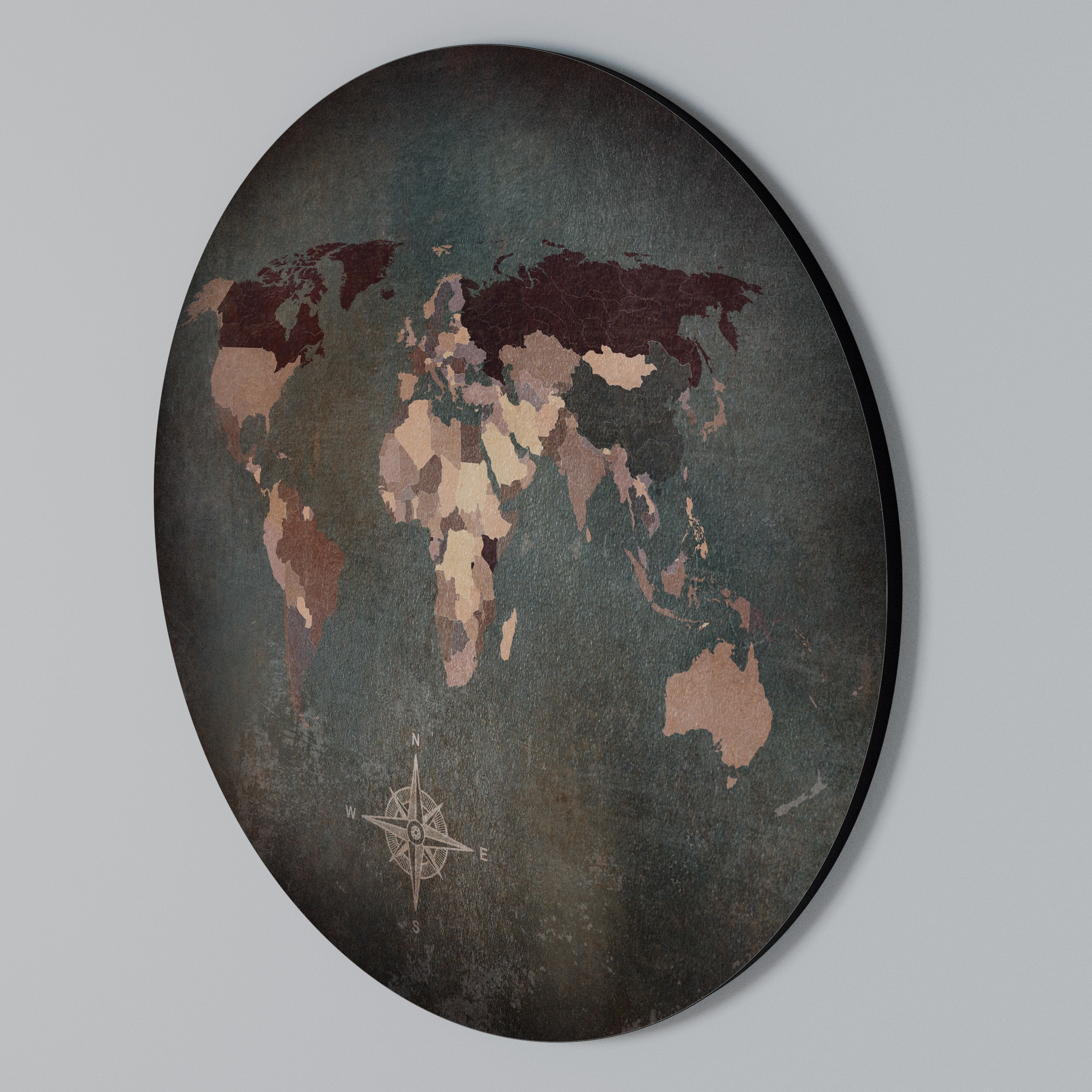 EARTH'S ARTISTIC TESSERAE Round Wall Art