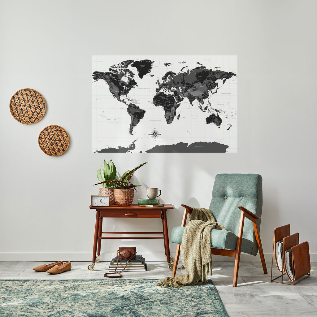 Póster horizontal autoadhesivo GLOBAL SHADOWS