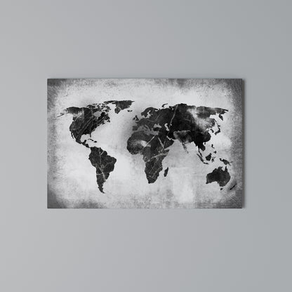SHADOWED CONTINENTS Cuadro en lienzo horizontal