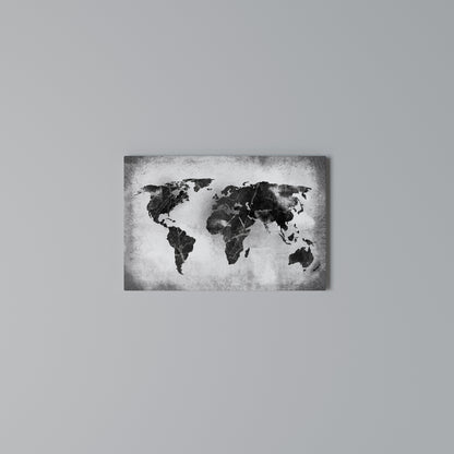 SHADOWED CONTINENTS Cuadro en lienzo horizontal