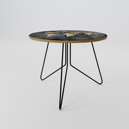 SHIMMERING EARTH MAP Coffee Table