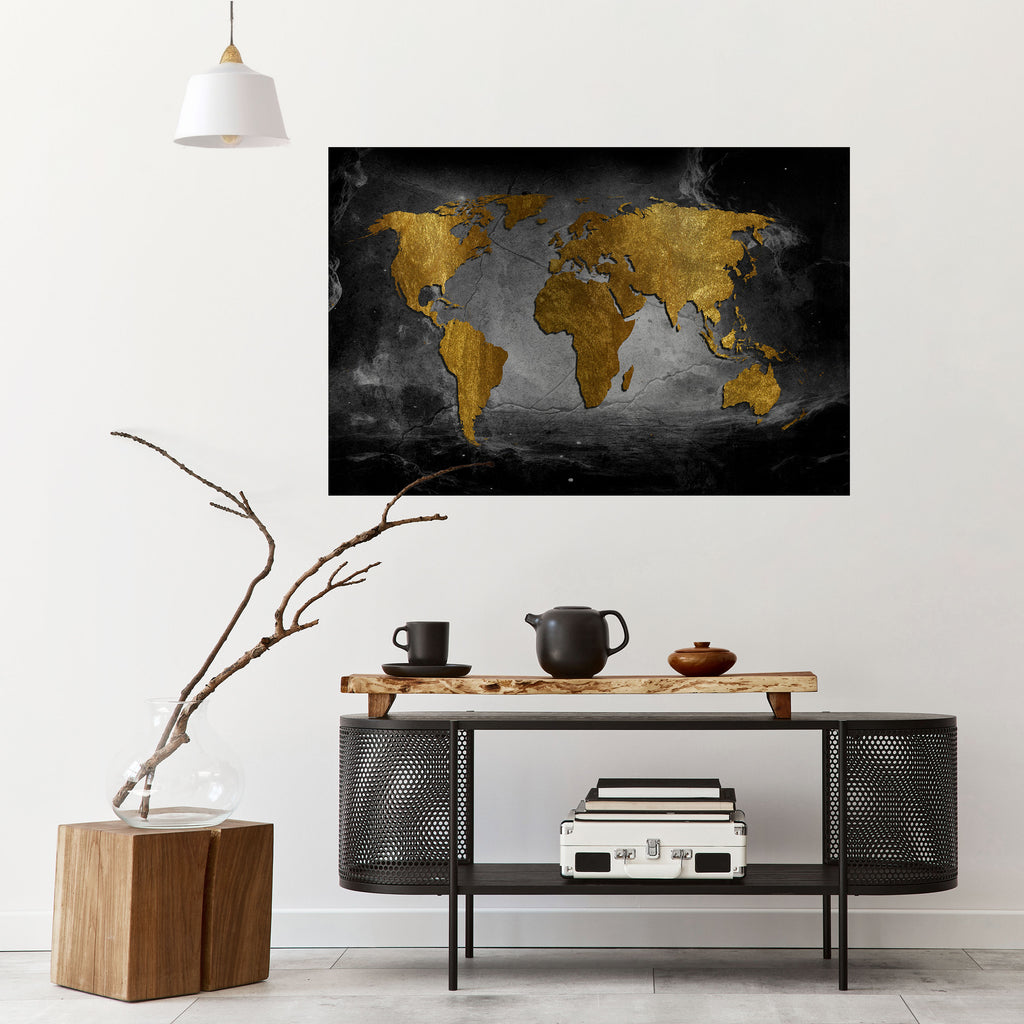 Póster horizontal autoadhesivo "COSMOVISIÓN OSCURA"