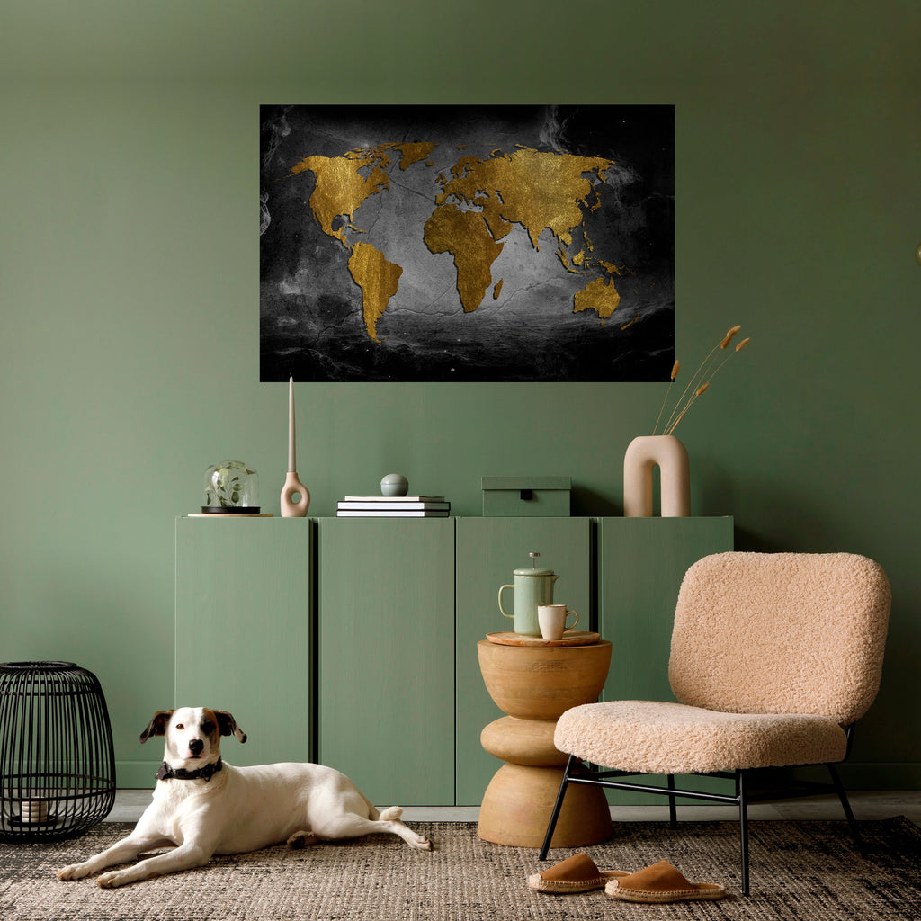 Póster horizontal autoadhesivo "COSMOVISIÓN OSCURA"