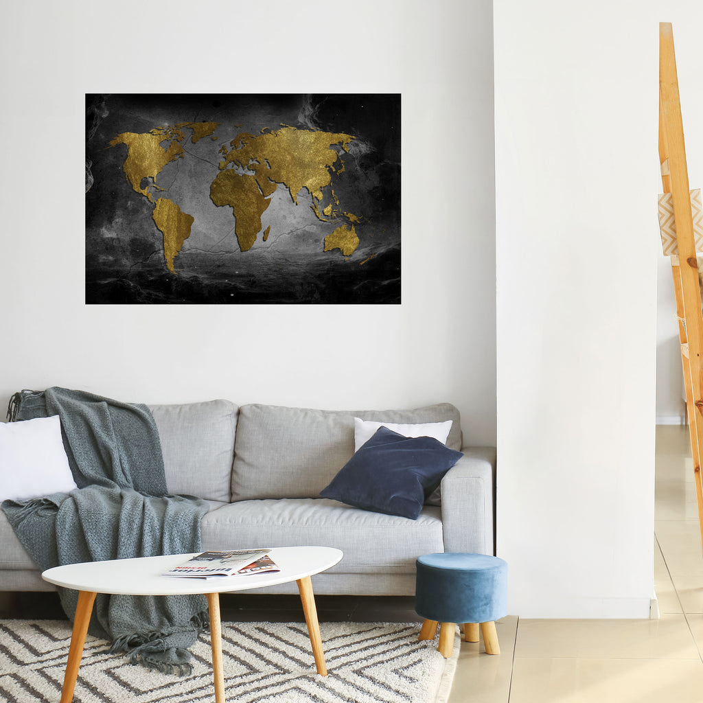 Póster horizontal autoadhesivo "COSMOVISIÓN OSCURA"