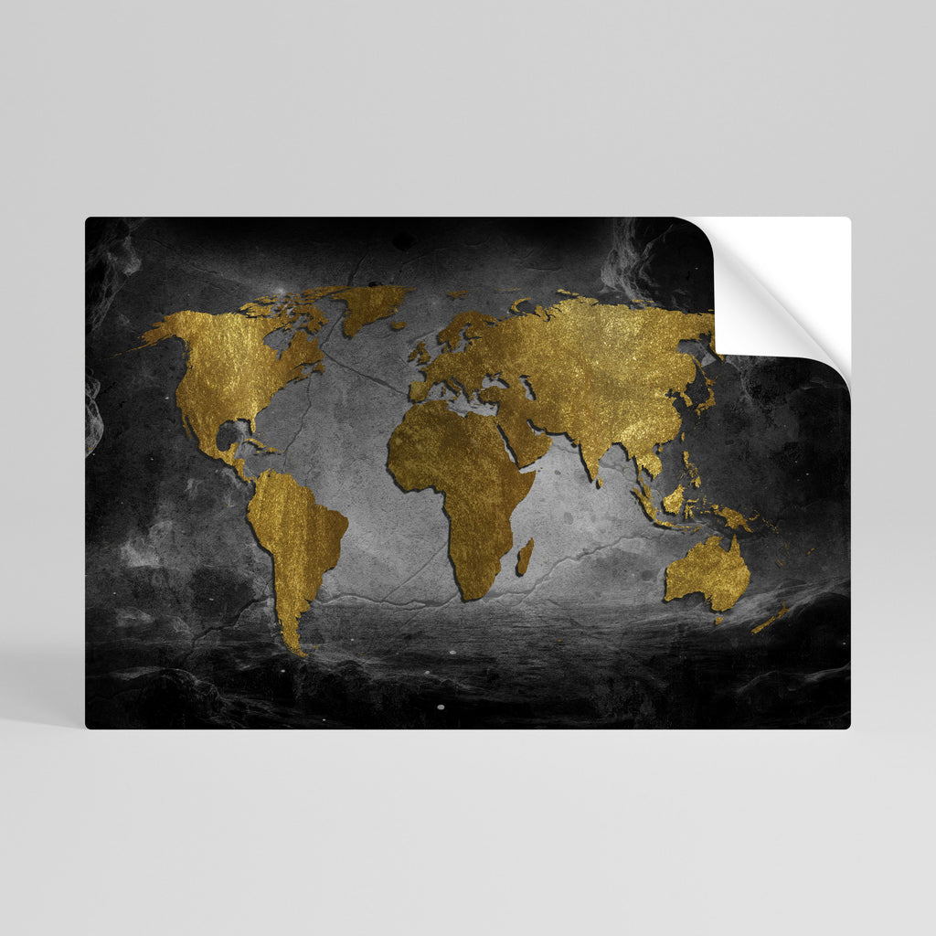 Póster horizontal autoadhesivo "COSMOVISIÓN OSCURA"