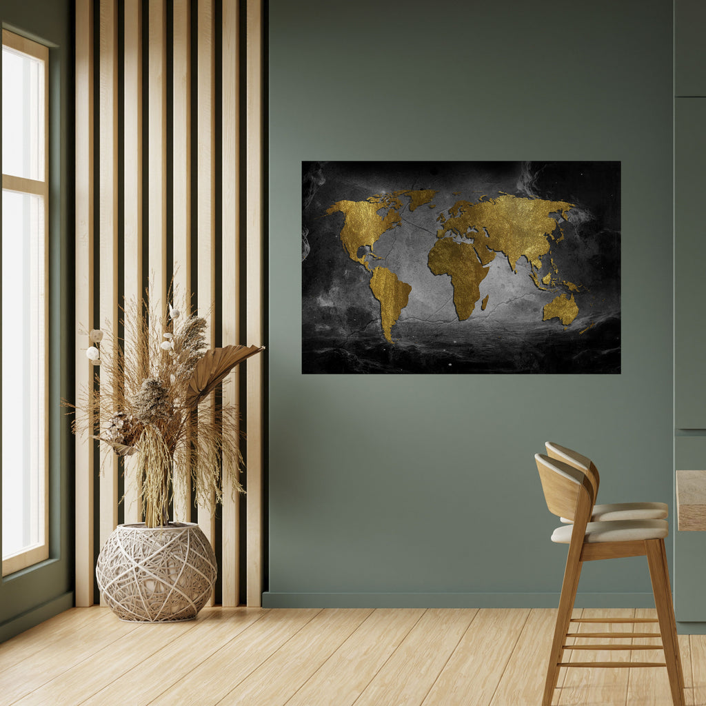 Póster horizontal autoadhesivo "COSMOVISIÓN OSCURA"