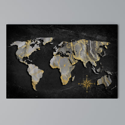 ELEGANT WORLDWIDE Cuadro en lienzo horizontal